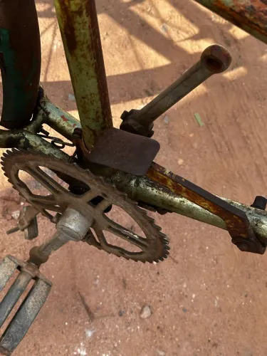 Bicicleta de carga antiga