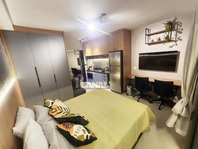 Studio Mobiliado com 1 dormitório para alugar, 25 m² por R$ 4.080/mês - Moema - São Paulo/