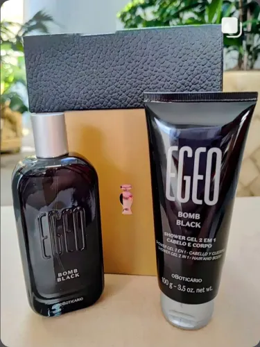 Kit Egeo Bomb Black O Boticário Dia dos Pais