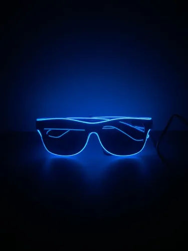 Óculos Neon LED - Brilhe na festa!