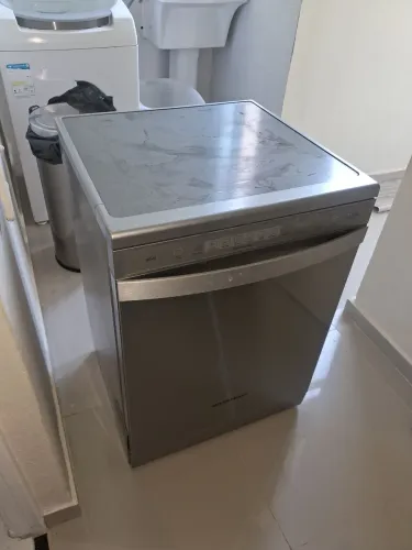 lava-louça inox brastemp modelo blf12arana FUNCIONANDO