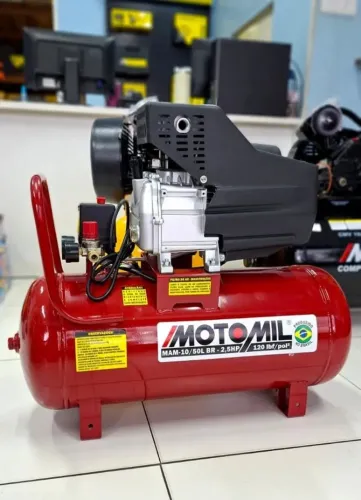 Compressor de 50 Litros Bivolt Motomil - Entrega Gratis