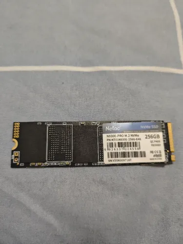 SSD 256GB NVME NETAC 93% SAUDE