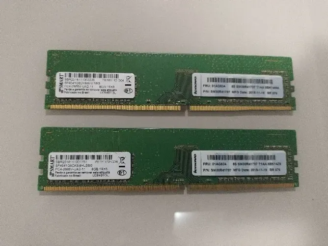 DDR4 16GB 2666Mhz (2X8GB) SMART para desktop Dual Channel.