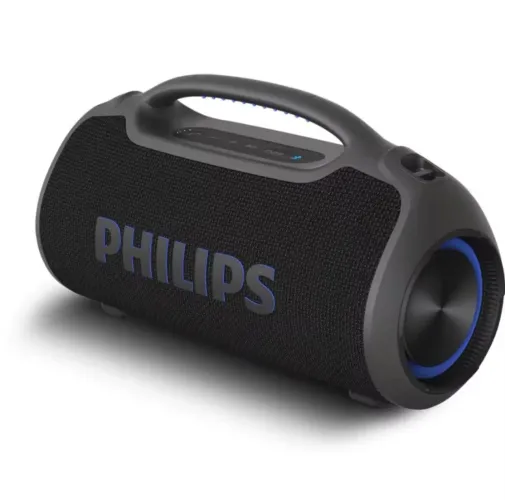 Caixa De Som Portátil Philips 200W Estilo boombox Lacrado Com 1 ano De Garantia