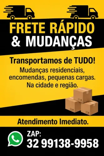 Fretes e mudanças!