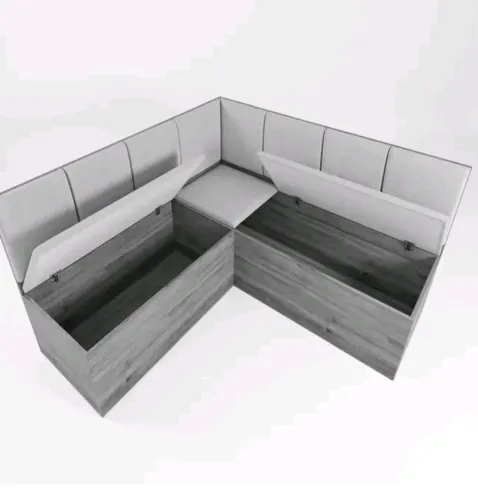 Mesa Canto alemão  com baú. 1 ano de uso