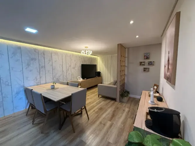 Apartamento projetado e reformado à venda com 3 quartos, 78m2 e 2 vagas no Jardim Michelan