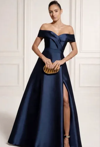Vestido Alfaiataria Azul Marinho