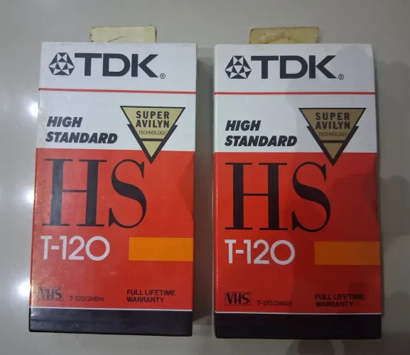 Fita TDK de vídeo cassete ( NOVA )