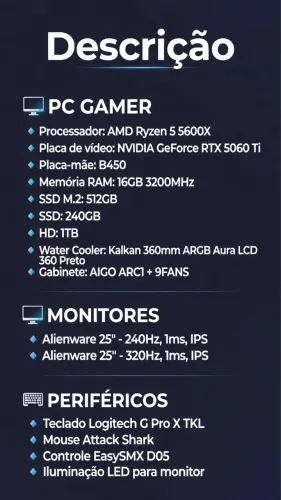 Pc gamer completo