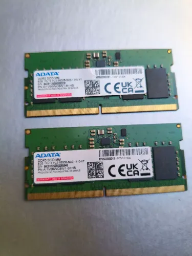 Memória Ram DDR5 16GB 2x8GB 5800mhz para notebook