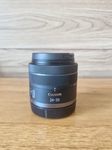 Lente Canon Rf 24-50mm F/4.5-6.3 Is Stm S/juros Canon Rf Preto