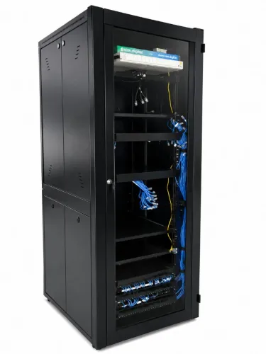 Rack Servidor Piso 44u 19 600x1000 Completo C/ Patch Panel (Usado)