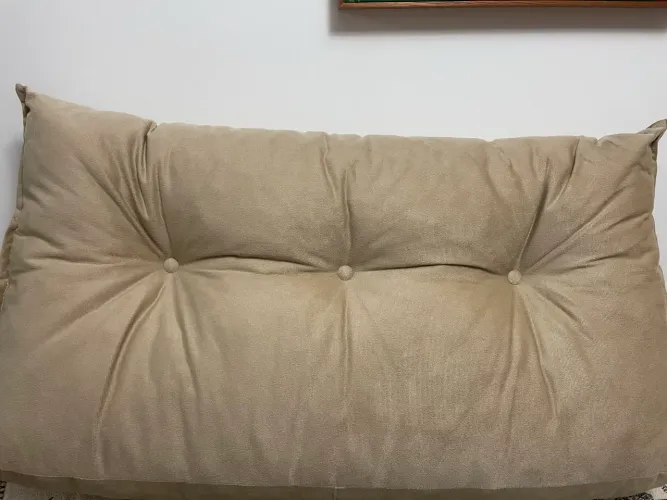 Almofada para leitura na cama de solteiro medida 90cmx50 cm