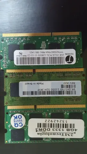 MEMÓRIAS RAM NOTEBOOK