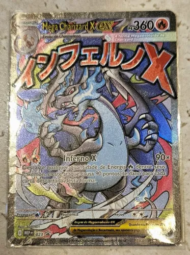 Carta pokémon mega charizard x ex