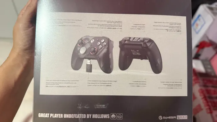 Controle vídeo gamer great player umdefeated by hollows
