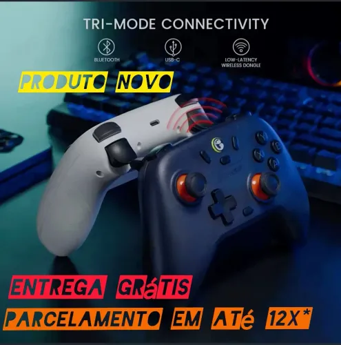 NOVO LACRADO GAMESIR nova lite hall effect ENTREGA GRÁTIS * Controle gamepad