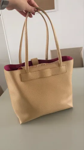 Bolsa Arezzo amarelo manteiga