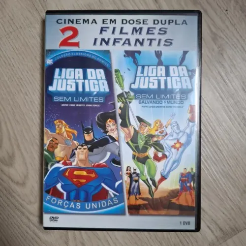 Dvd Liga Da Justiça Sem Limites 2 Filmes Original Nacional