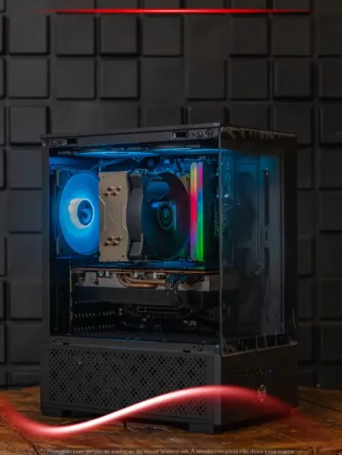 Desktop Gamer Ryzen 5 5600, RX 5700 XT 8GB, 16GB, NVMe 512GB, Fonte 500W, Gabinete TGT