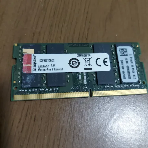 Memória RAM 32gb ddr4 3200mhz notebook