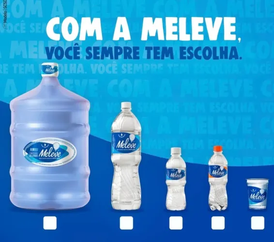 Agua Mineral pacote descartável