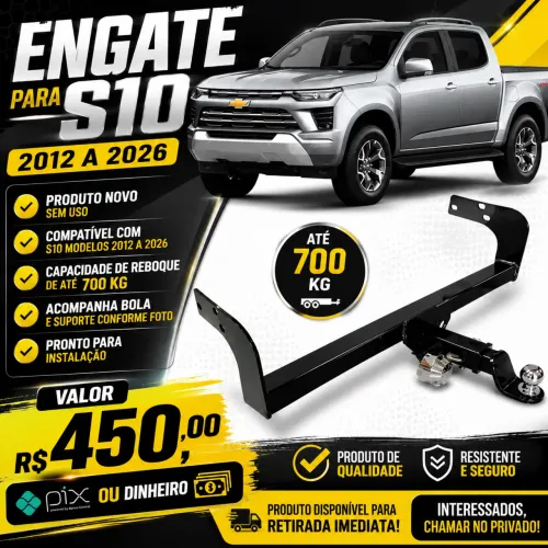 Vende-se que engate S10 ( 2012 a 2026)