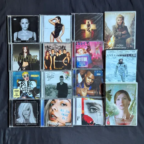 Lote CD Pop Internacional Miley Cyrus Zara Larsson Bebe Rexha Demi Lovato