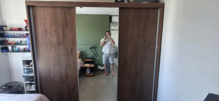 Guarda Roupa Casal com Espelho