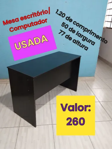 Mesa escritório computador USADA bem conservada