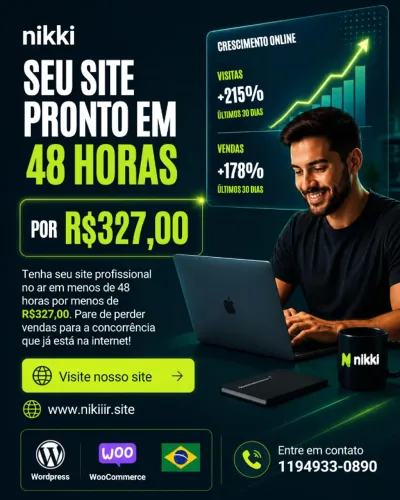 Pare de perder vendas por não ter um site profissional.
