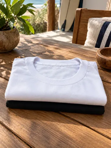 Kit 2 Camisas 100% Algodão Lisa