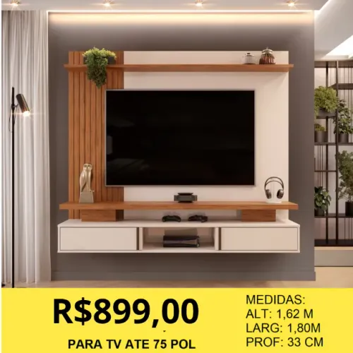 PAINEL DE SALA A RIPADO A PRONTA-ENTREGA