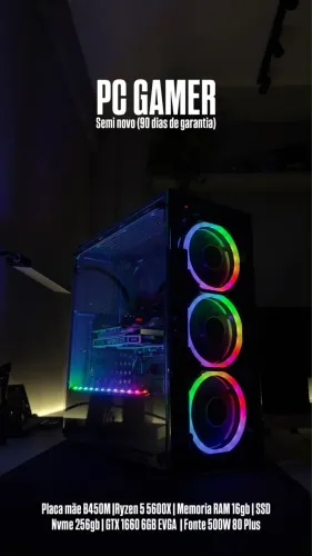 PC GAMER Ryzen 5 5600x, 16gb ram, GTX 1660 6gb