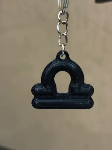 Chaveiro Símbolo do Signo Libra do Zodíaco Astrologia 