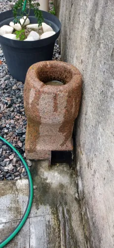 Fumante que gosta no seu jardim