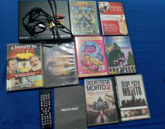 DVD player Multilaser com defeito 