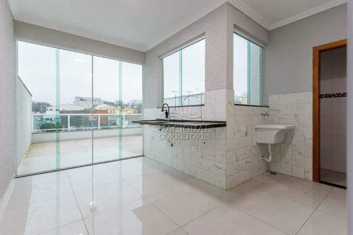 Cobertura para aluguel, 2 quartos, 1 vaga, Jardim Utinga - Santo André/SP