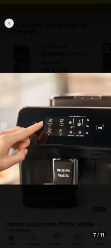 Cafeteira Philips Walita Super automática Usada