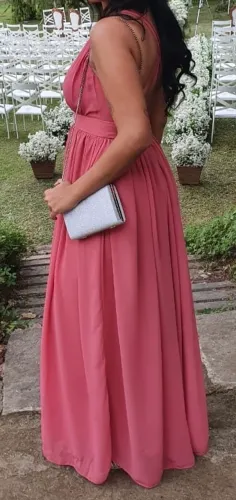Vestido de Festa Tamanho M em Ótimo Estado - R$ 200,00
