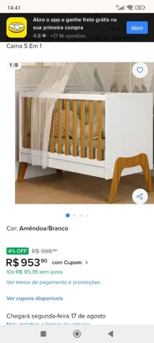 Berço cama 