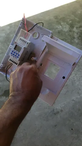 temporizador digital programável para trilho DIN