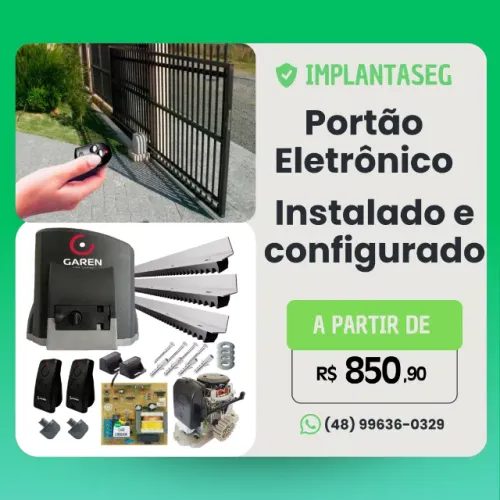 Portão automático - Instalação e Manutenção