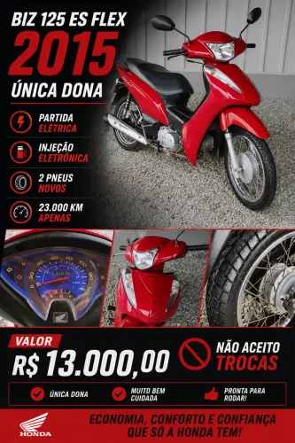Biz 125ES 2015 Unica Dona