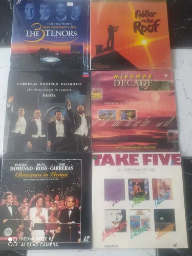 Lote 6 laserdisc 
