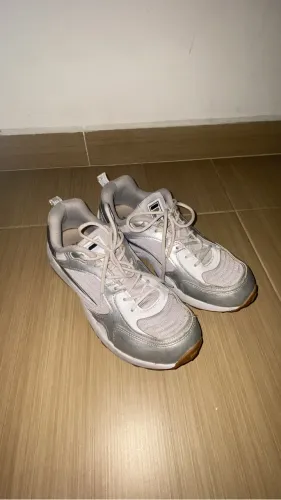Tênis Fila Trail Byte Retro Runner Prata  