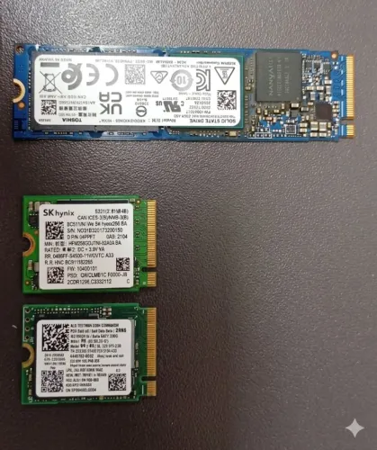 SSD Kioxia 256GB M.2 NVMe, SSD SK Hynix 256GB M.2 2230 NVMe