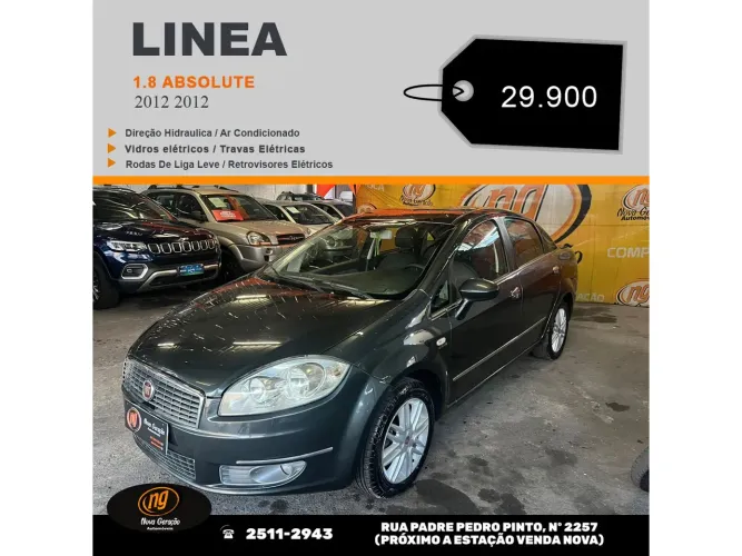 Fiat Linea Essence 1.8 Flex 16V 4P 2012